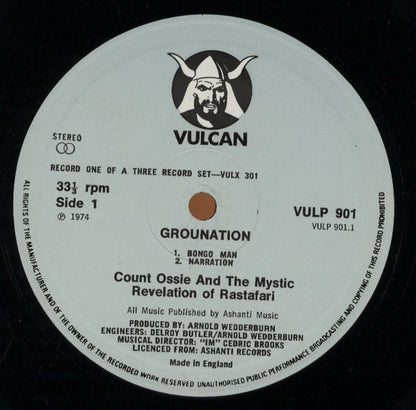 Count Ossie & The Mystic Revelation Of Rastafari* : Grounation (3xLP, Album, RE)