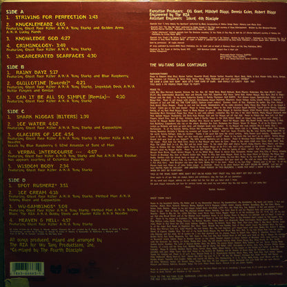 Chef Raekwon* Guest Starring: Ghost Face Killer* A/K/A Tony Starks : Only Built 4 Cuban Linx... (2xLP, Album)