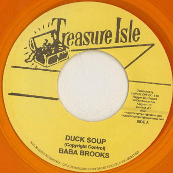 Baba Brooks / The Zodiacs (5) : Duck Soup / Renegade (7", RP, Ora)