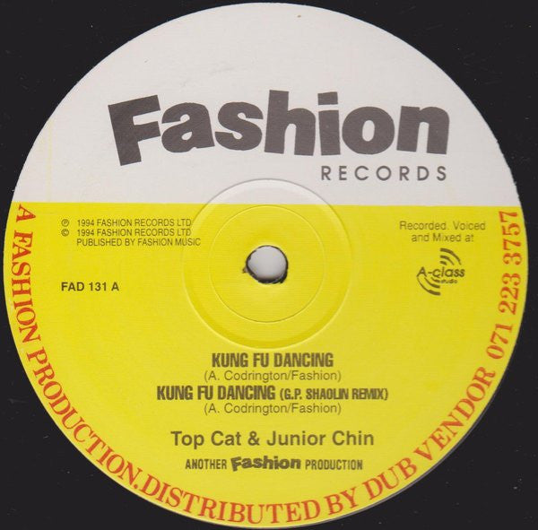 Top Cat & Junior Chin : Kung Fu Dancing / Go 'Way (12")