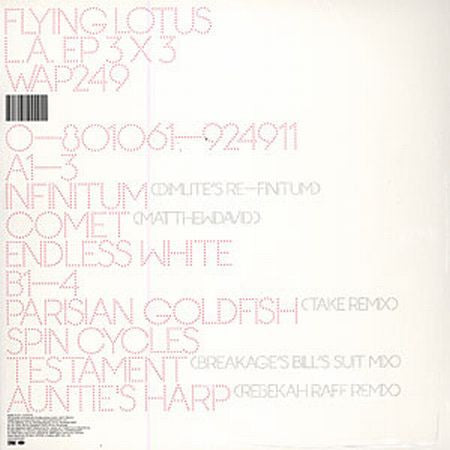 Flying Lotus : L.A. EP 3 X 3 (12", EP, Ltd)