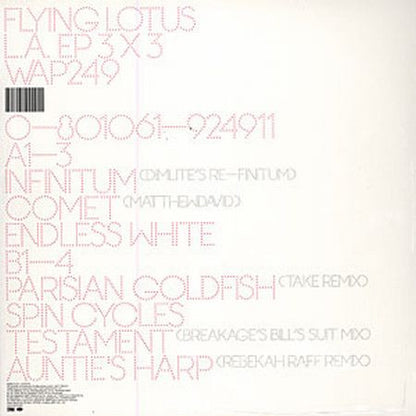 Flying Lotus : L.A. EP 3 X 3 (12", EP, Ltd)