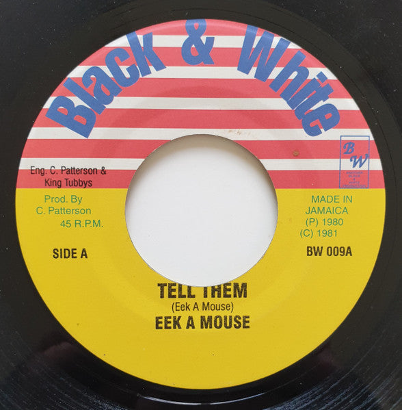 Eek A Mouse* : Tell Them (7", RE)