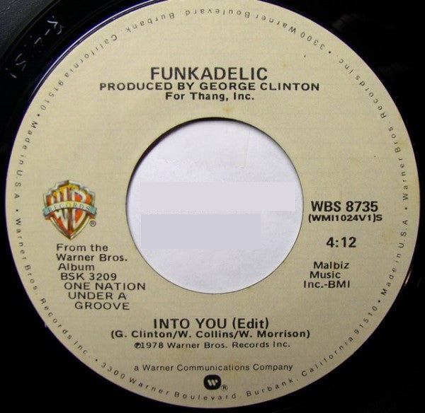 Funkadelic : Cholly (Funk Getting Ready To Roll) / Into You (7", Single)