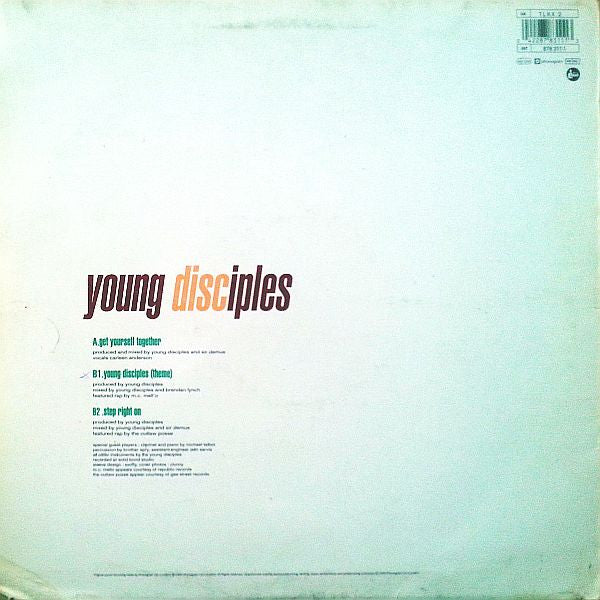 Young Disciples : Get Yourself Together (12", Single)