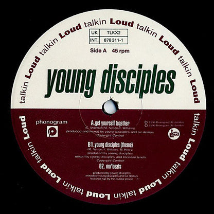 Young Disciples : Get Yourself Together (12", Single)