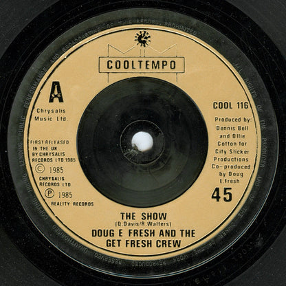 Doug E. Fresh And The Get Fresh Crew : The Show & La Di Da Di (7", Single, Gol)