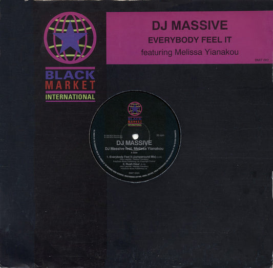 DJ Massive Featuring Melissa Yiannakou : Everybody Feel It (12")