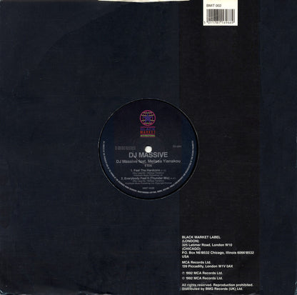 DJ Massive Featuring Melissa Yiannakou : Everybody Feel It (12")