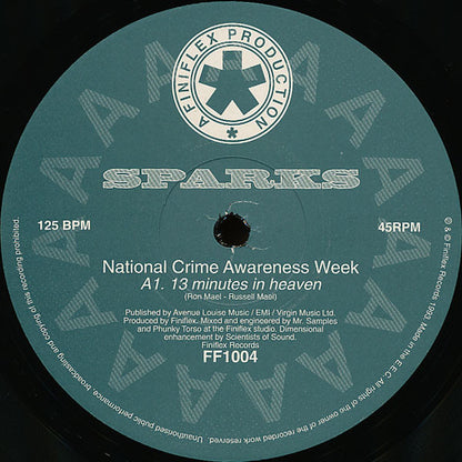 Sparks : National Crime Awareness Week (12", Maxi)