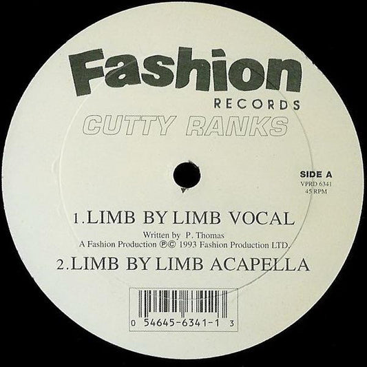 Cutty Ranks : Limb By Limb (12", Whi)