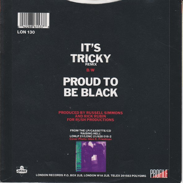 Run-DMC : It's Tricky (7", Single)