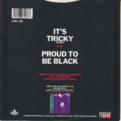 Run-DMC : It's Tricky (7", Single)