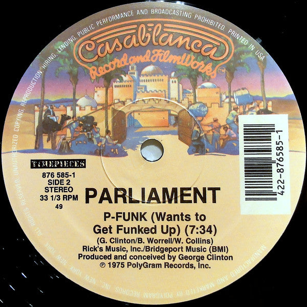 Parliament : Flash Light / P-Funk (Wants To Get Funked Up) (12")