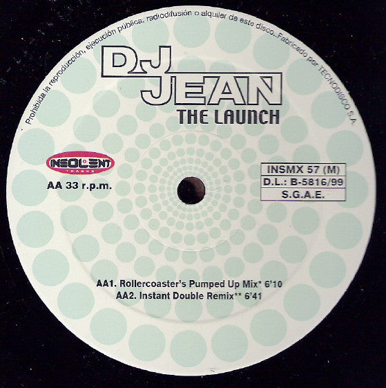DJ Jean : The Launch (12")