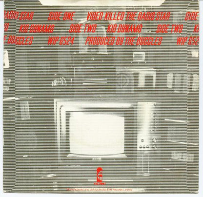 Buggles* : Video Killed The Radio Star (7", Single)