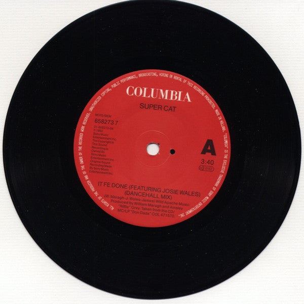 Super Cat (2) : It Fe Done (7")
