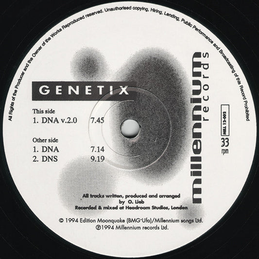 Genetix (2) : DNA v2.0 (12")