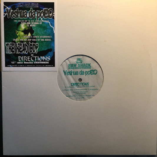 Yeshua daPoED : Directions / The Head Bop (12")