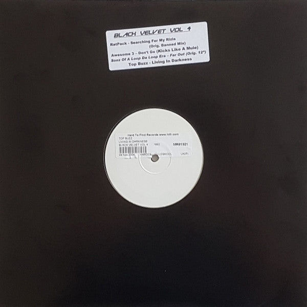 Various : Black Velvet Vol 4 (12", Unofficial, W/Lbl)