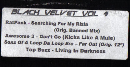 Various : Black Velvet Vol 4 (12", Unofficial, W/Lbl)