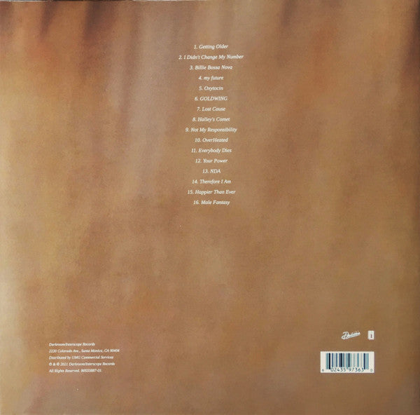 Billie Eilish : Happier Than Ever (2xLP, Album, Gre)