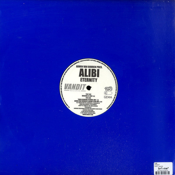 Armin van Buuren Pres. Alibi : Eternity (12")