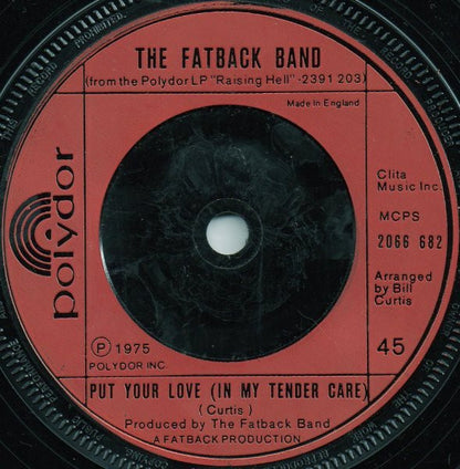 The Fatback Band : Party Time (7")