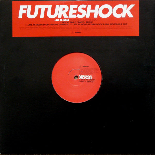 Futureshock : Late At Night (12", Promo)