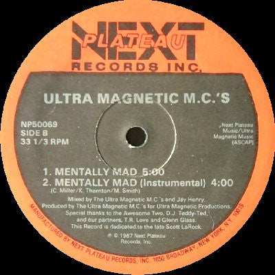 Ultra Magnetic M.C.'s* : Funky (12")