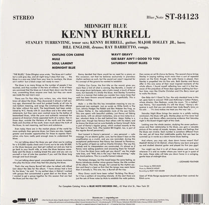 Kenny Burrell : Midnight Blue (LP, Album, RE, 180)