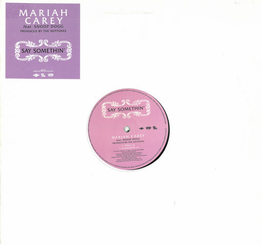 Mariah Carey Feat. Snoop Dogg : Say Somethin' (12", Promo)