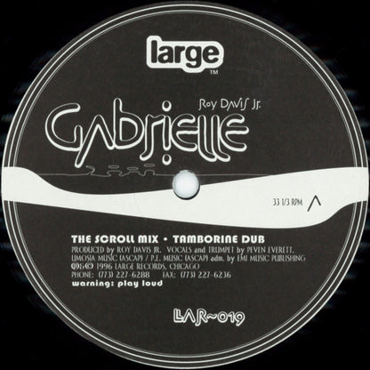 Roy Davis Jr. : Gabrielle (12", RP)