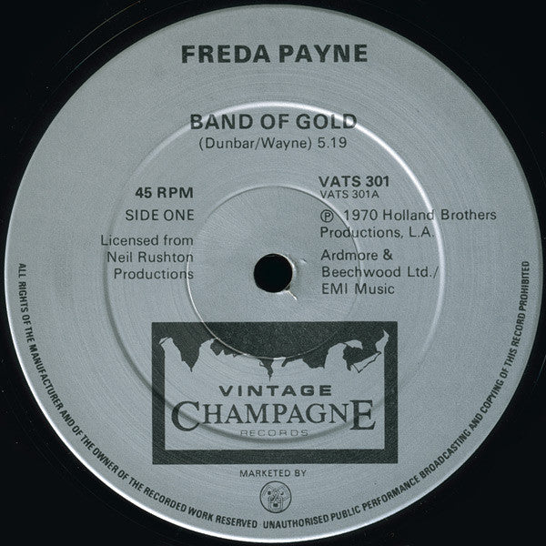Freda Payne : Band Of Gold (12")