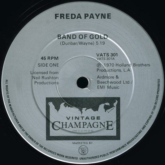 Freda Payne : Band Of Gold (12")