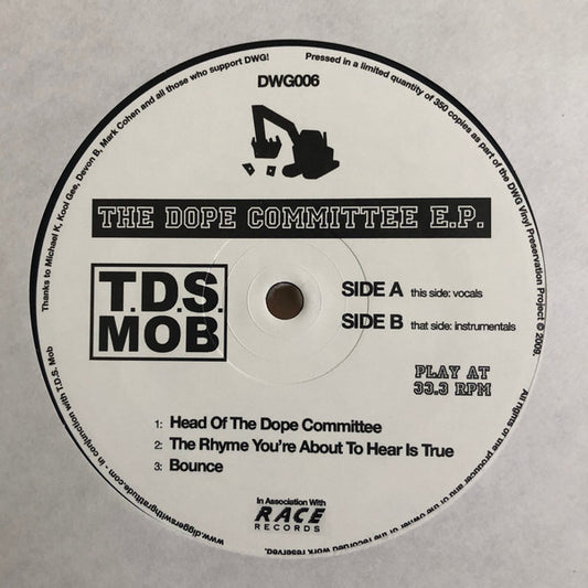 T.D.S. Mob : The Dope Committee E.P. (12", EP, Ltd)