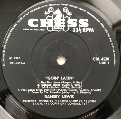 Ramsey Lewis : Goin' Latin (LP, Album, Mono)
