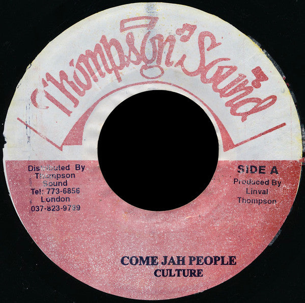 Culture : Come Jah People (7")