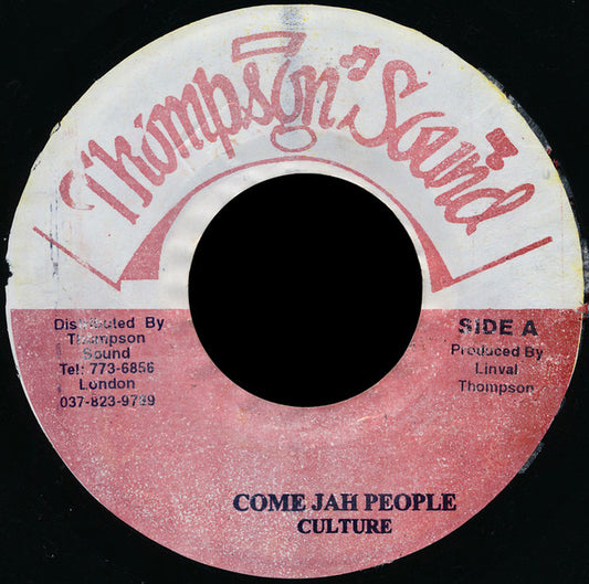 Culture : Come Jah People (7")