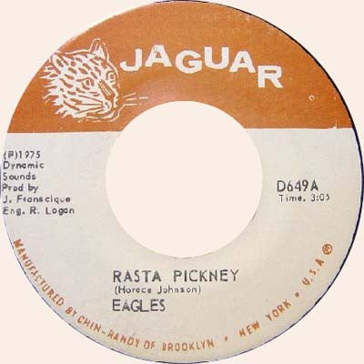 Eagles (2) : Rasta Pickney (7", Single)