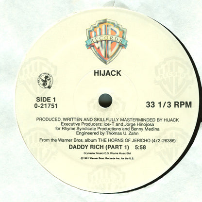 Hijack (2) : Daddy Rich (12", Maxi)
