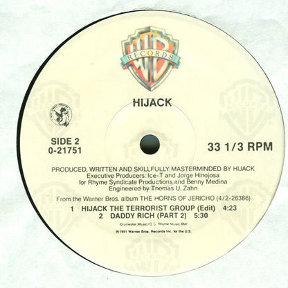 Hijack (2) : Daddy Rich (12", Maxi)