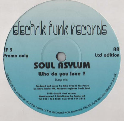 Soul Asylum : Who Do You Love ? (12", Ltd, Promo)