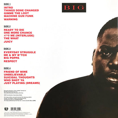 Notorious B.I.G. : Ready To Die (2xLP, Album, RE, Sil)