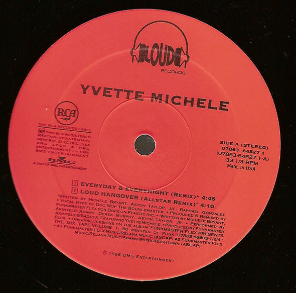 Yvette Michele : Everyday & Everynight (Remix) (12")