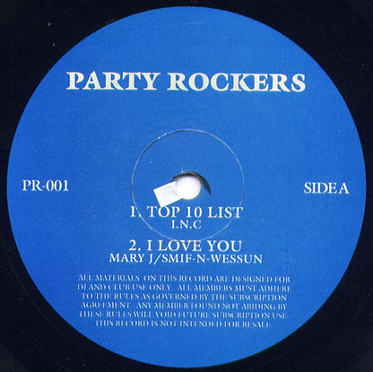 Various : Party Rockers (12", Unofficial)