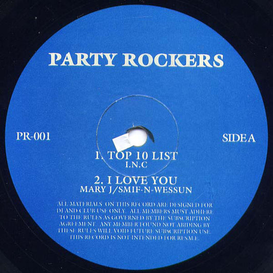 Various : Party Rockers (12", Unofficial)