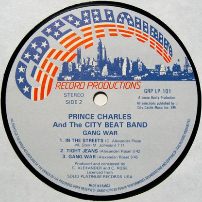Prince Charles And The City Beat Band : Gang War (LP, Album)
