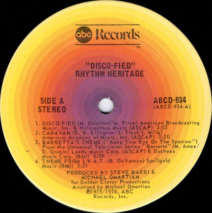Rhythm Heritage : Disco-Fied (LP, Album, San)
