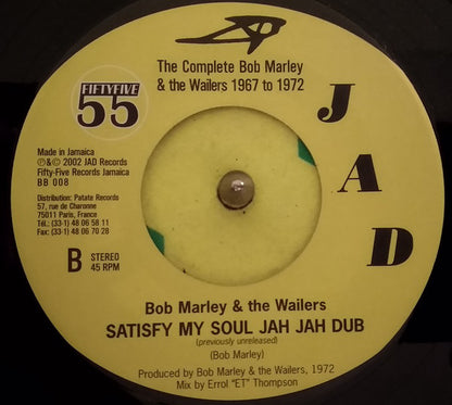 Bob Marley & The Wailers : Satisfy My Soul Jah Jah (7", Single, RP)